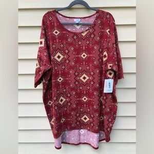 Lularoe Irma Tunic top, shirt - size 2xl (22-24), new with tags
